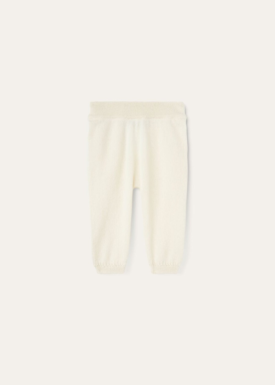 piękne spodnie dla niemowląt baby cashmere natural white baby cash