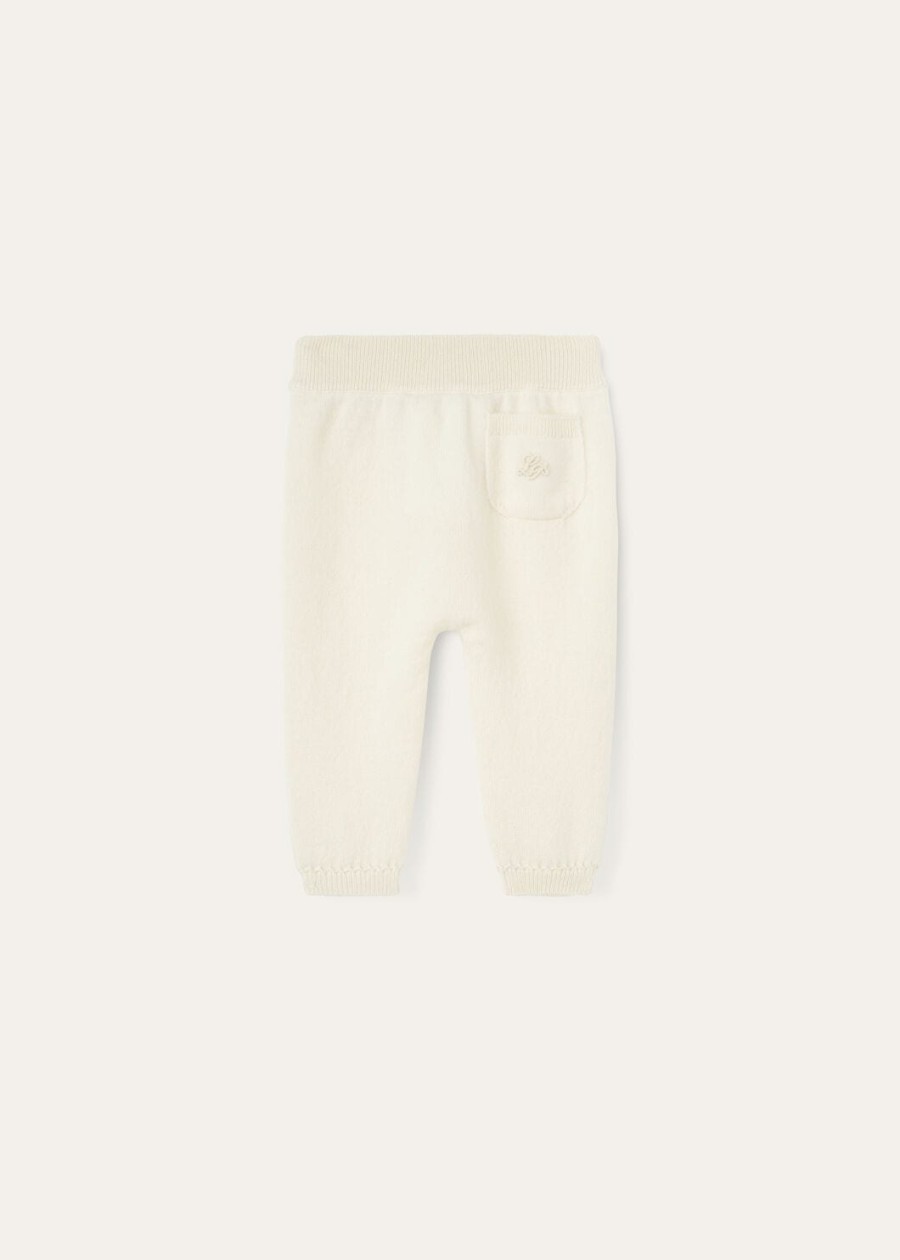 piękne spodnie dla niemowląt baby cashmere natural white baby cash