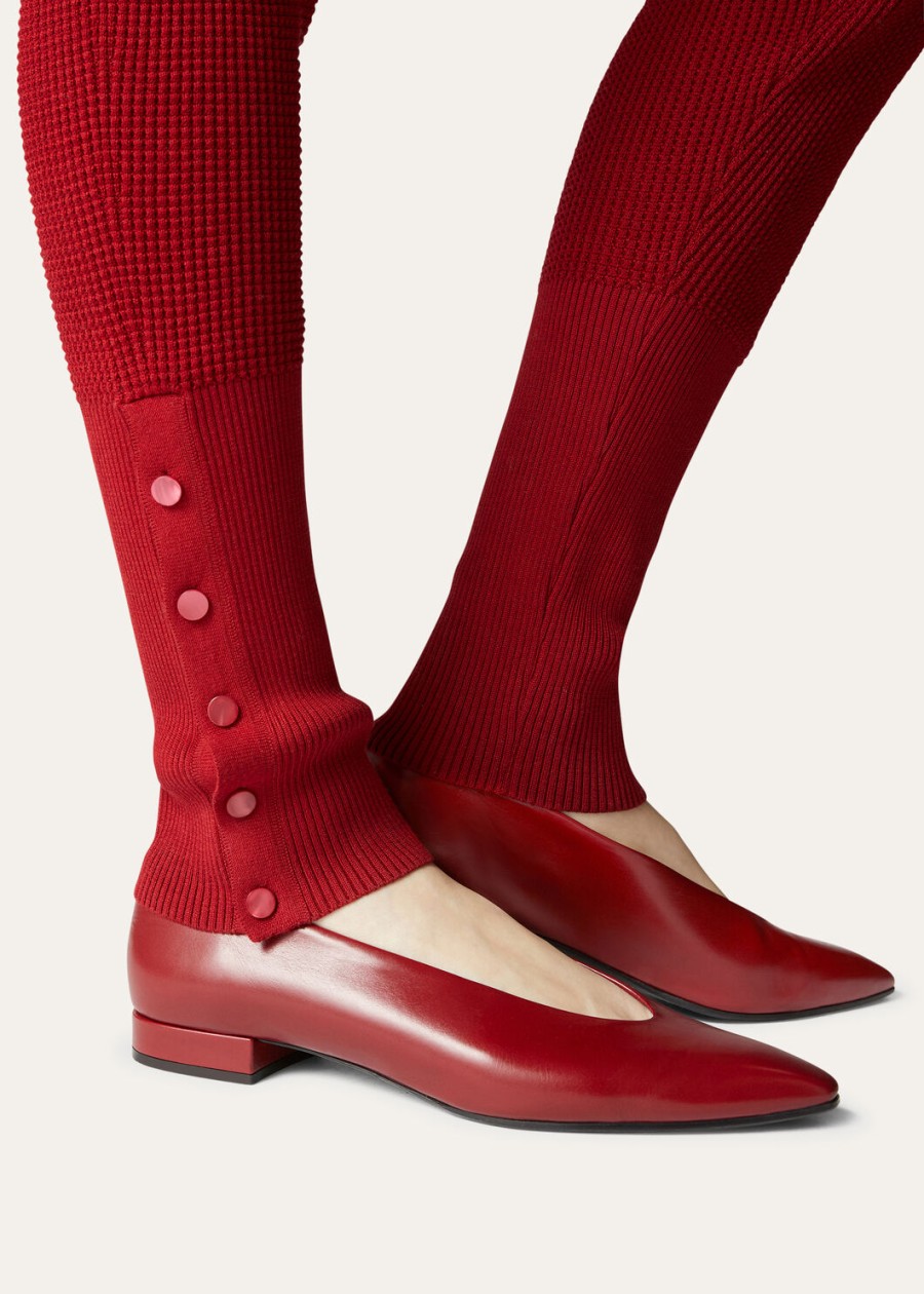 rebecca ballet flat calf camu fruit