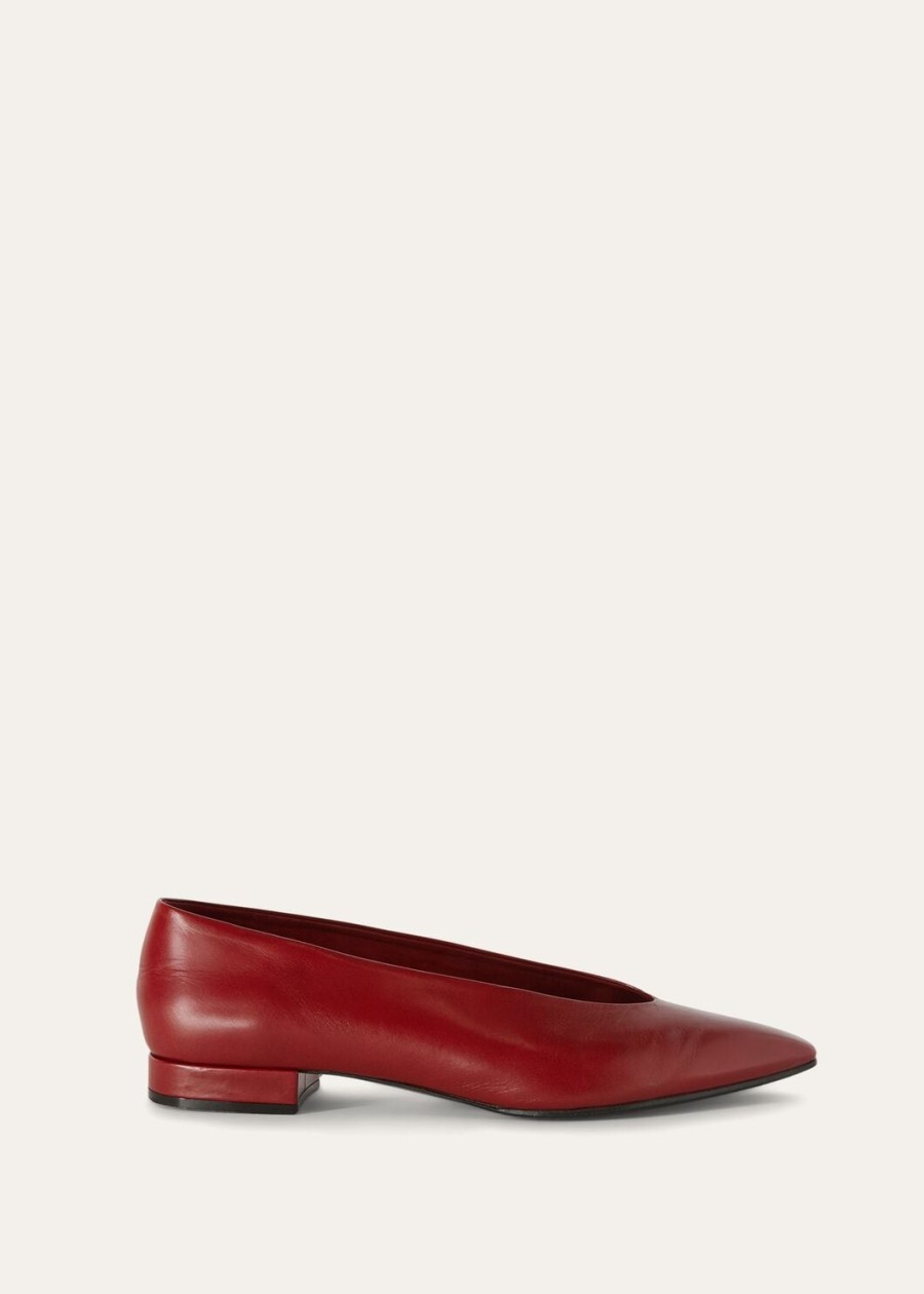 rebecca ballet flat calf camu fruit