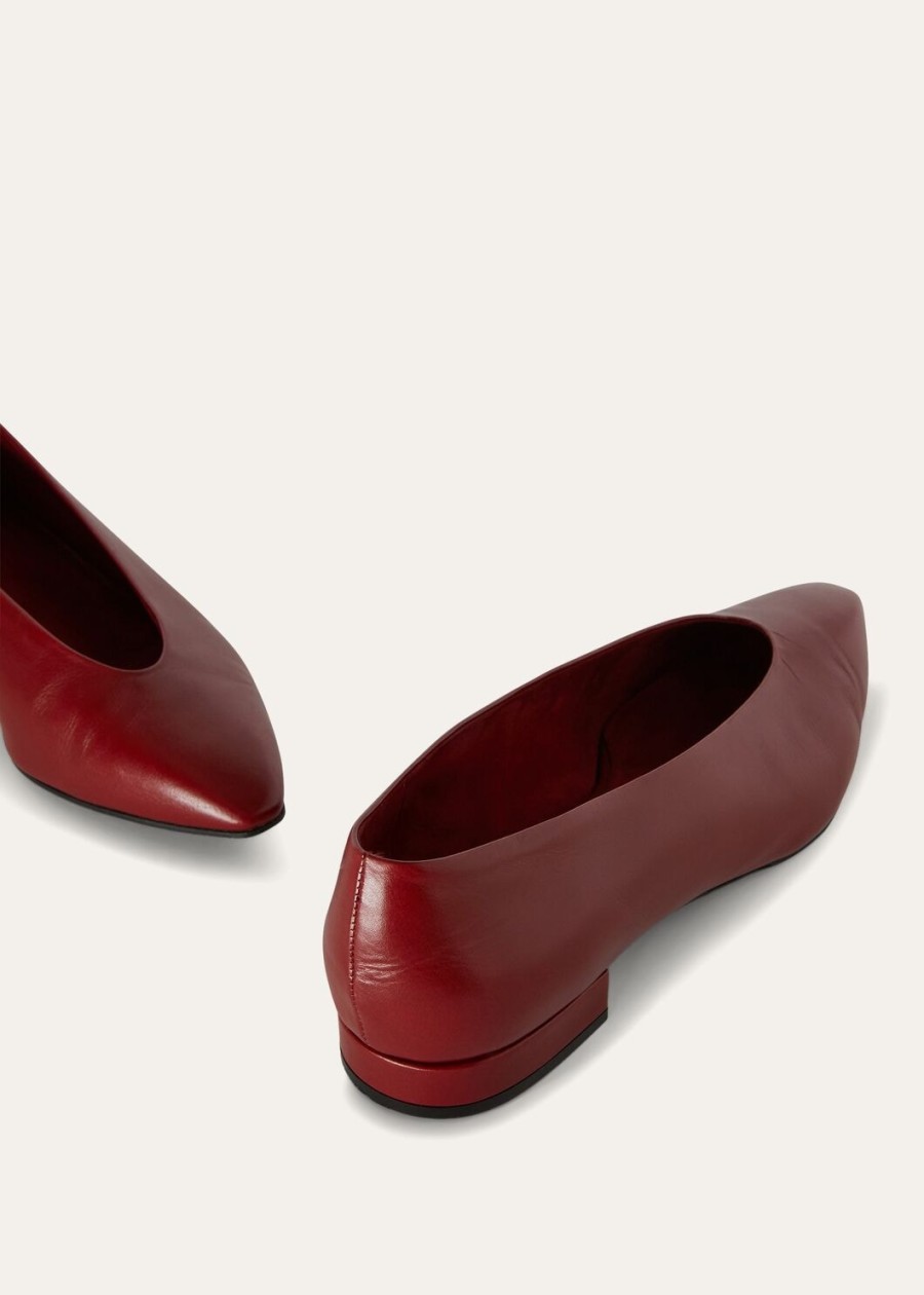 rebecca ballet flat calf camu fruit