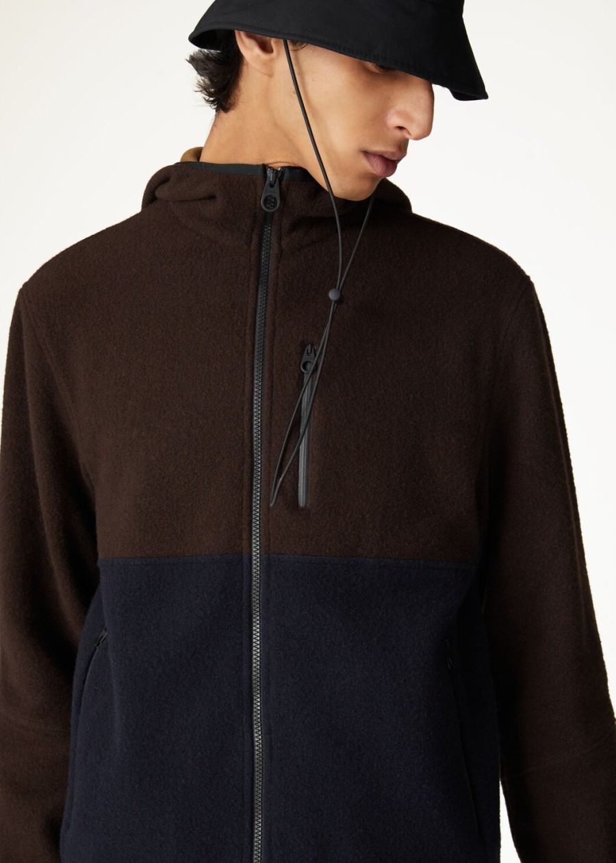 bluza terminillo cashmere w kolorze hebanowymgranatowym