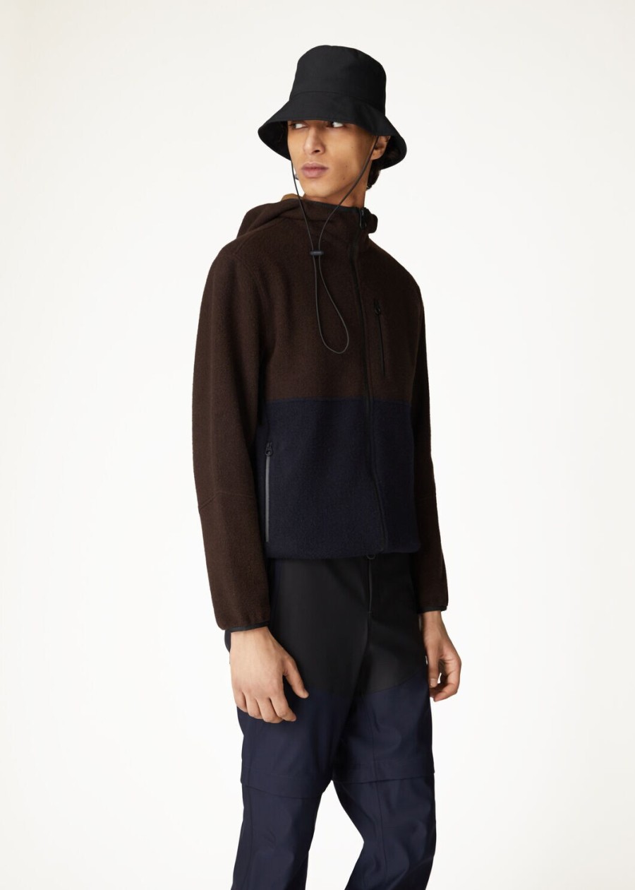 bluza terminillo cashmere w kolorze hebanowymgranatowym