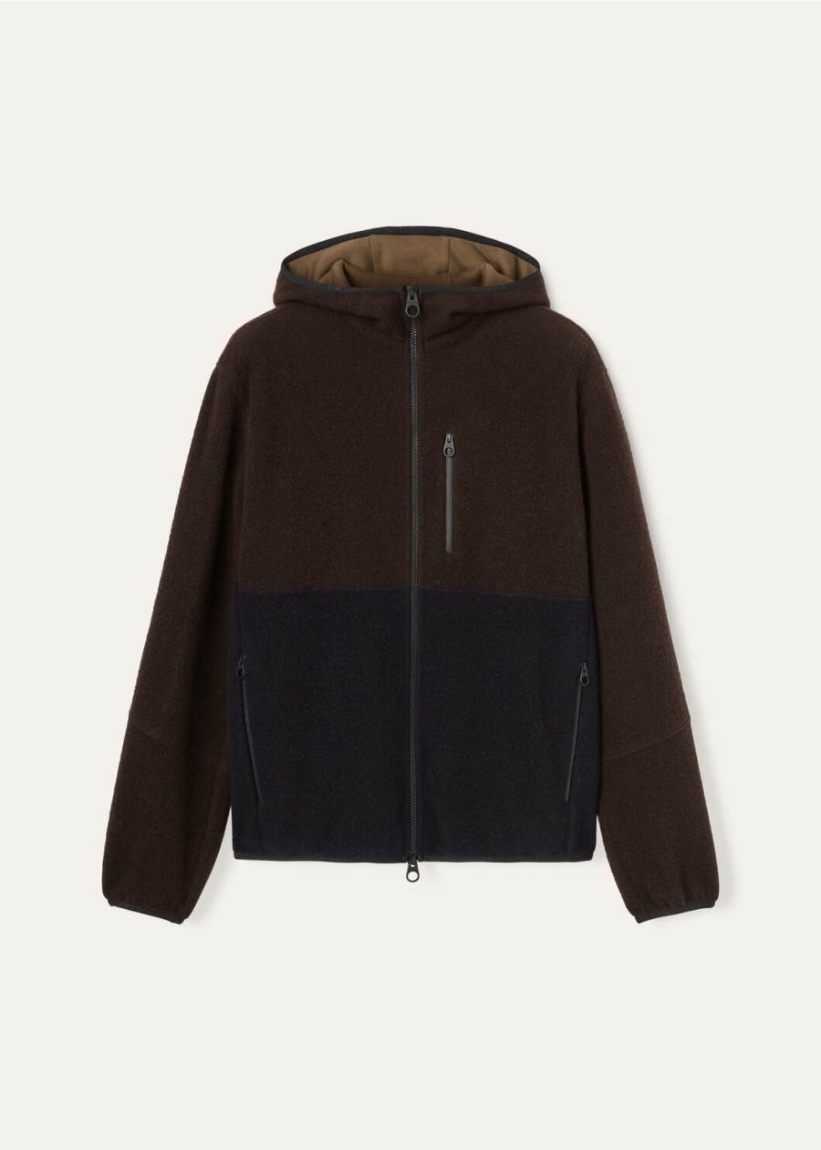 bluza terminillo cashmere w kolorze hebanowymgranatowym