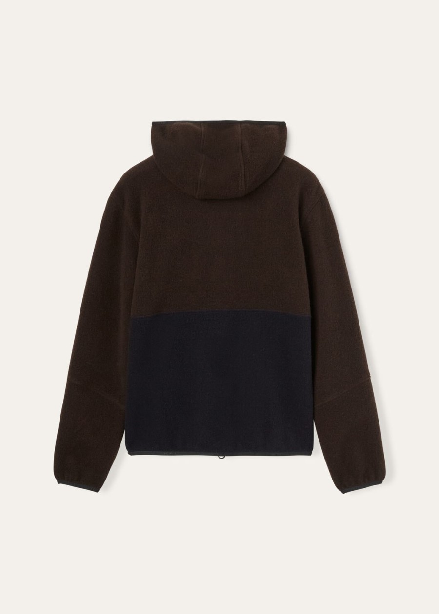 bluza terminillo cashmere w kolorze hebanowymgranatowym