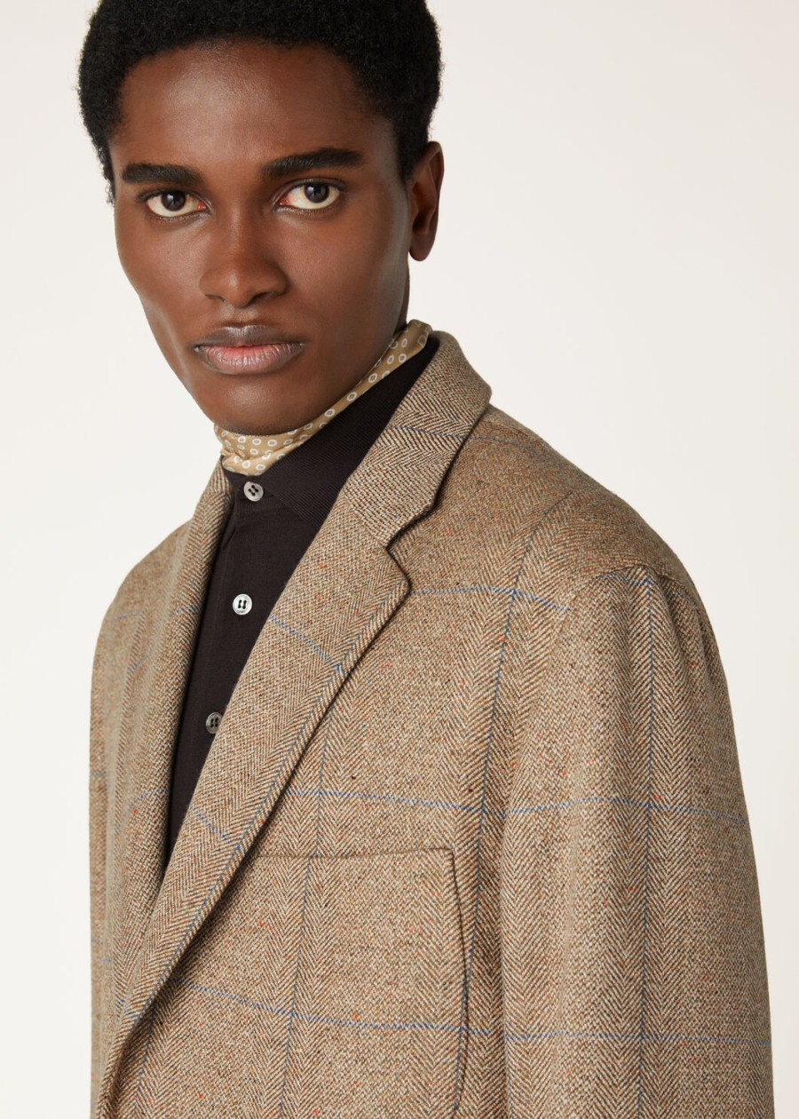 lekka kurtka tweedowa donato silk cashmere cheviot