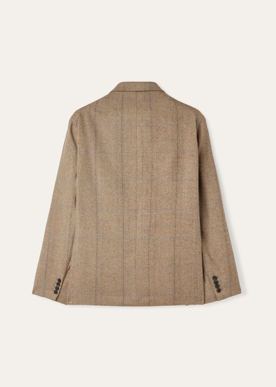 lekka kurtka tweedowa donato silk cashmere cheviot