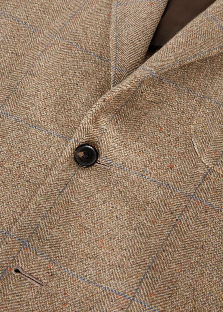 lekka kurtka tweedowa donato silk cashmere cheviot