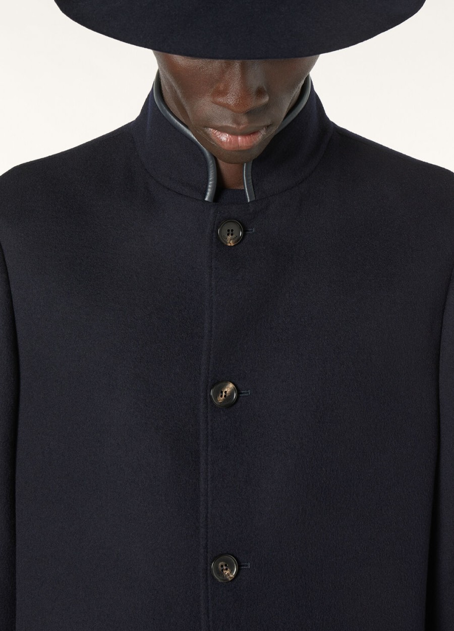 kurtka spagna cashmere w kolorze granatowym