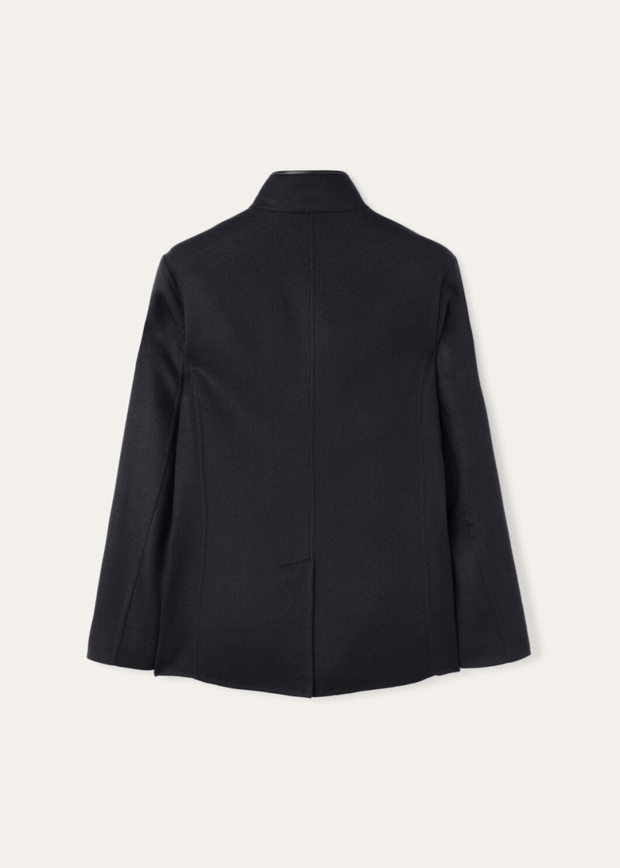 kurtka spagna cashmere w kolorze granatowym