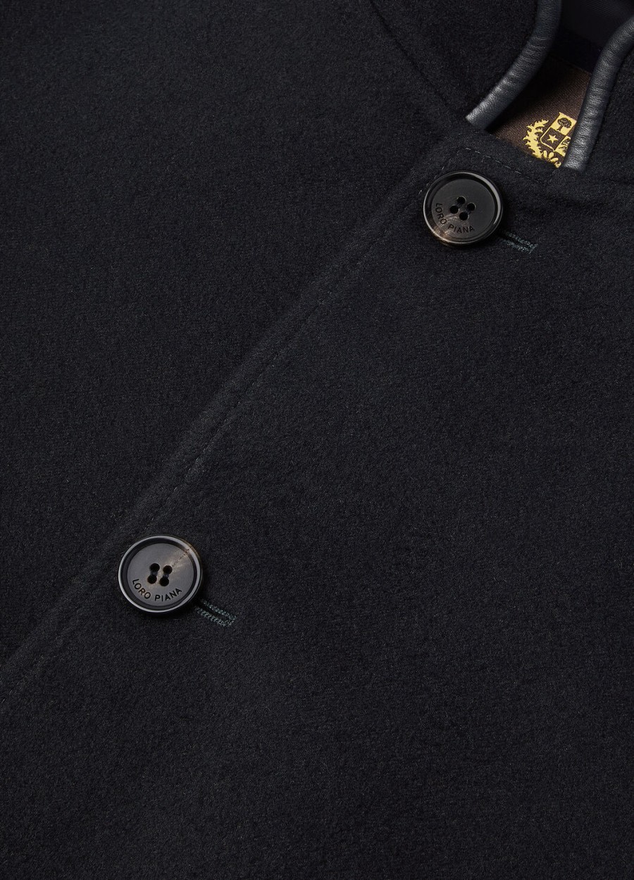 kurtka spagna cashmere w kolorze granatowym