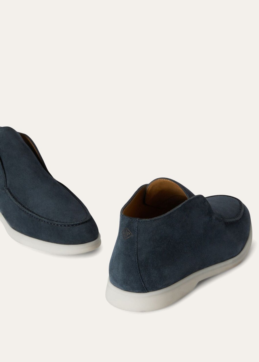 botki zamszowe open walk w kolorze moss grey