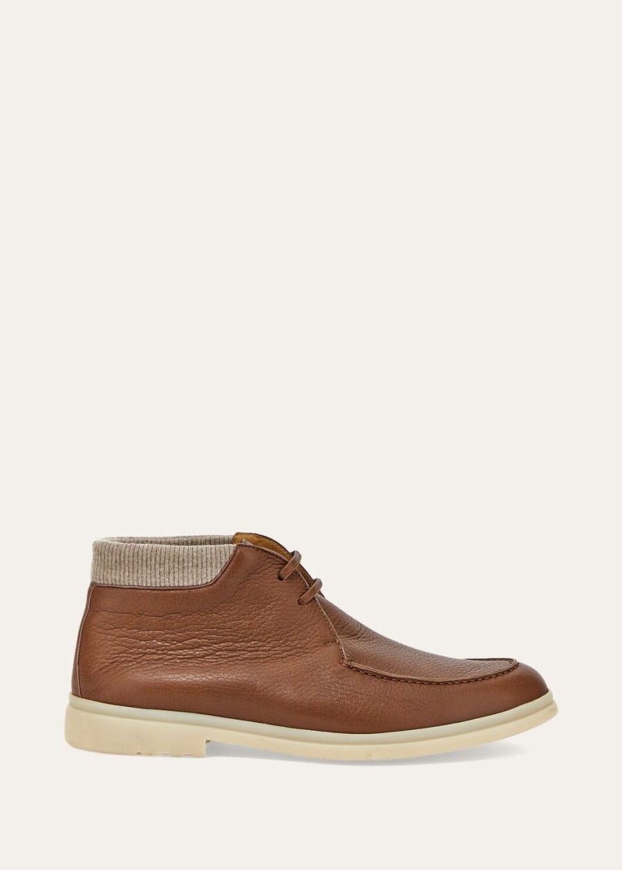 zimowe buty walk and walk deerskin chestnut