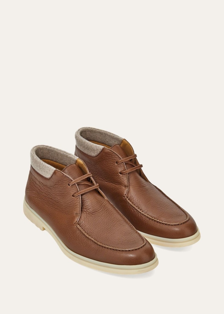 zimowe buty walk and walk deerskin chestnut
