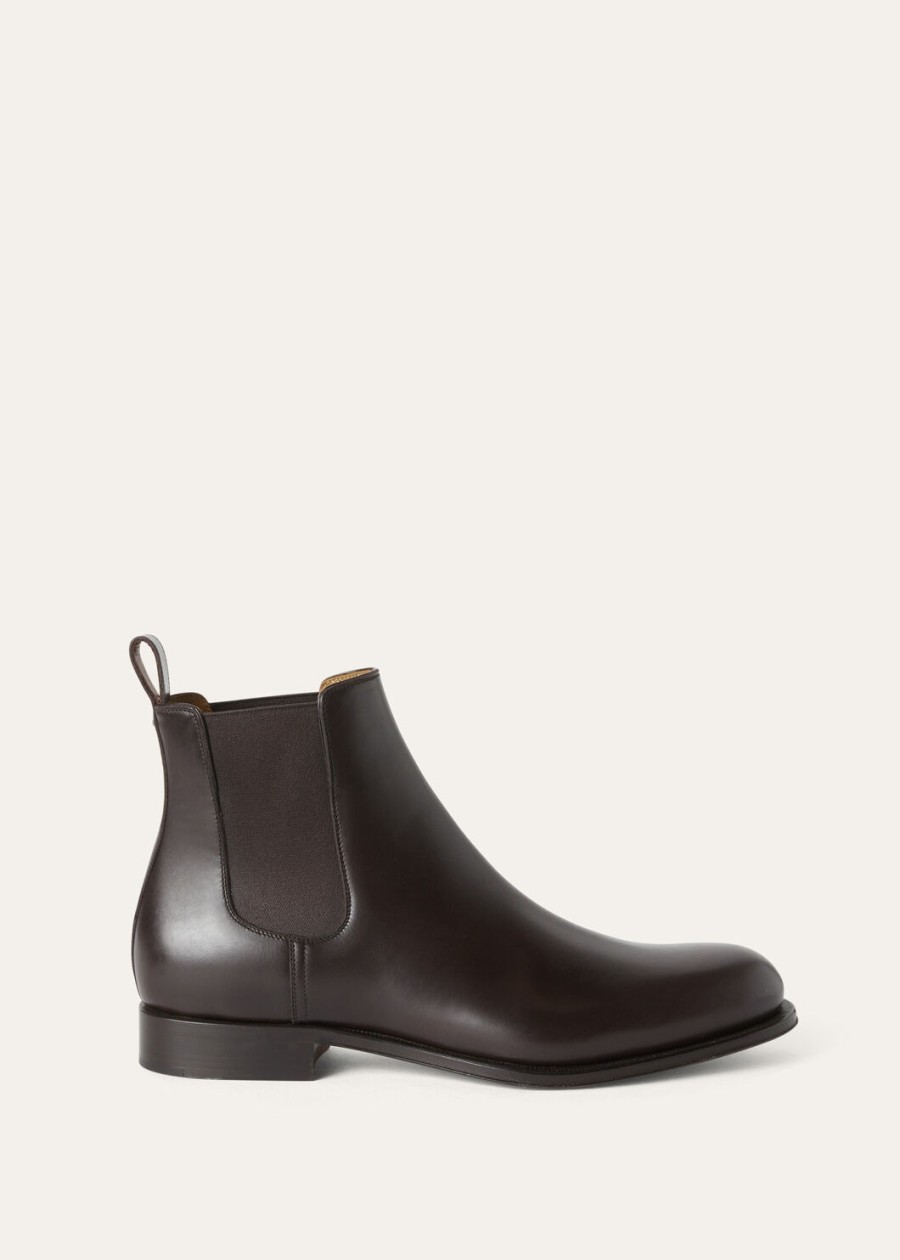 rory walk ebony calfskin chelsea boots