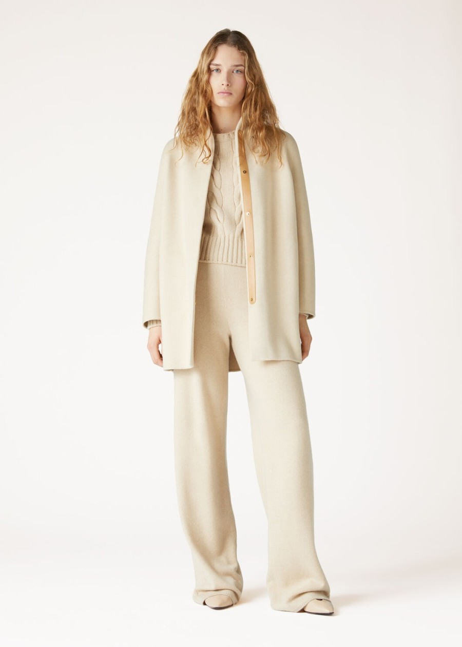 scotty coat baby cashmere cream cashmere melange