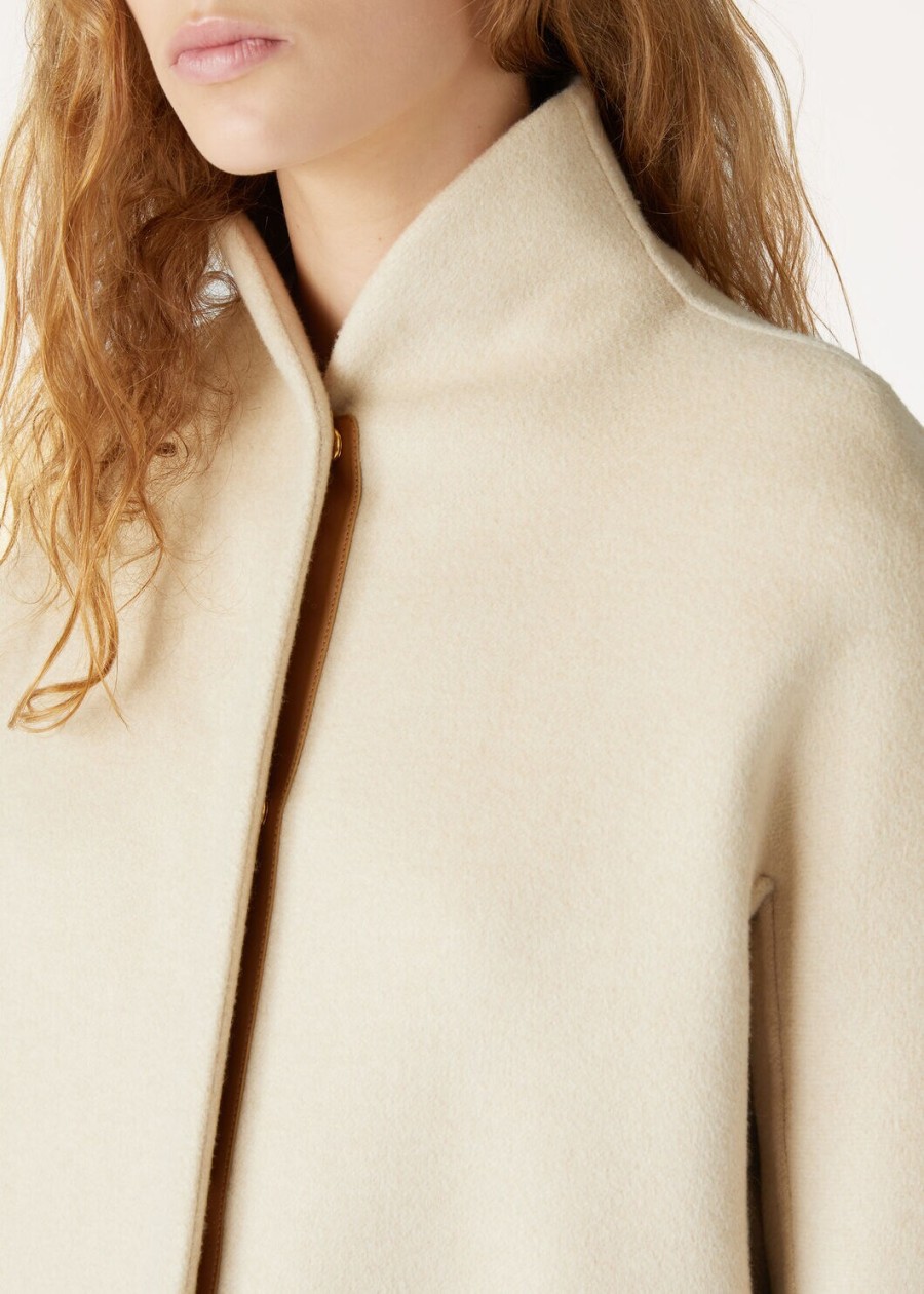 scotty coat baby cashmere cream cashmere melange