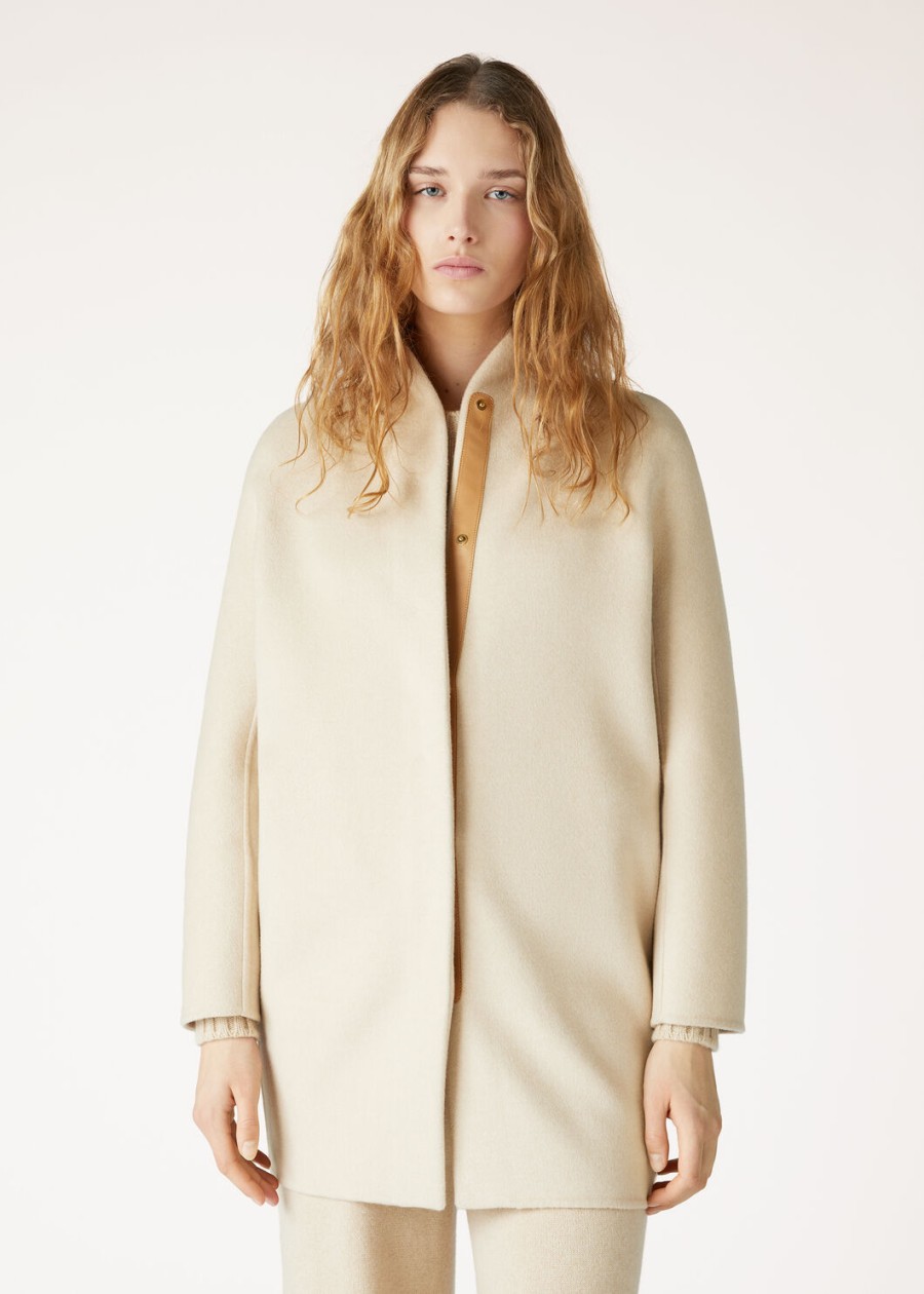 scotty coat baby cashmere cream cashmere melange