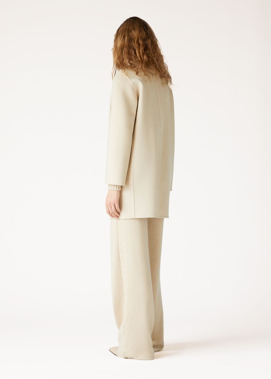 scotty coat baby cashmere cream cashmere melange