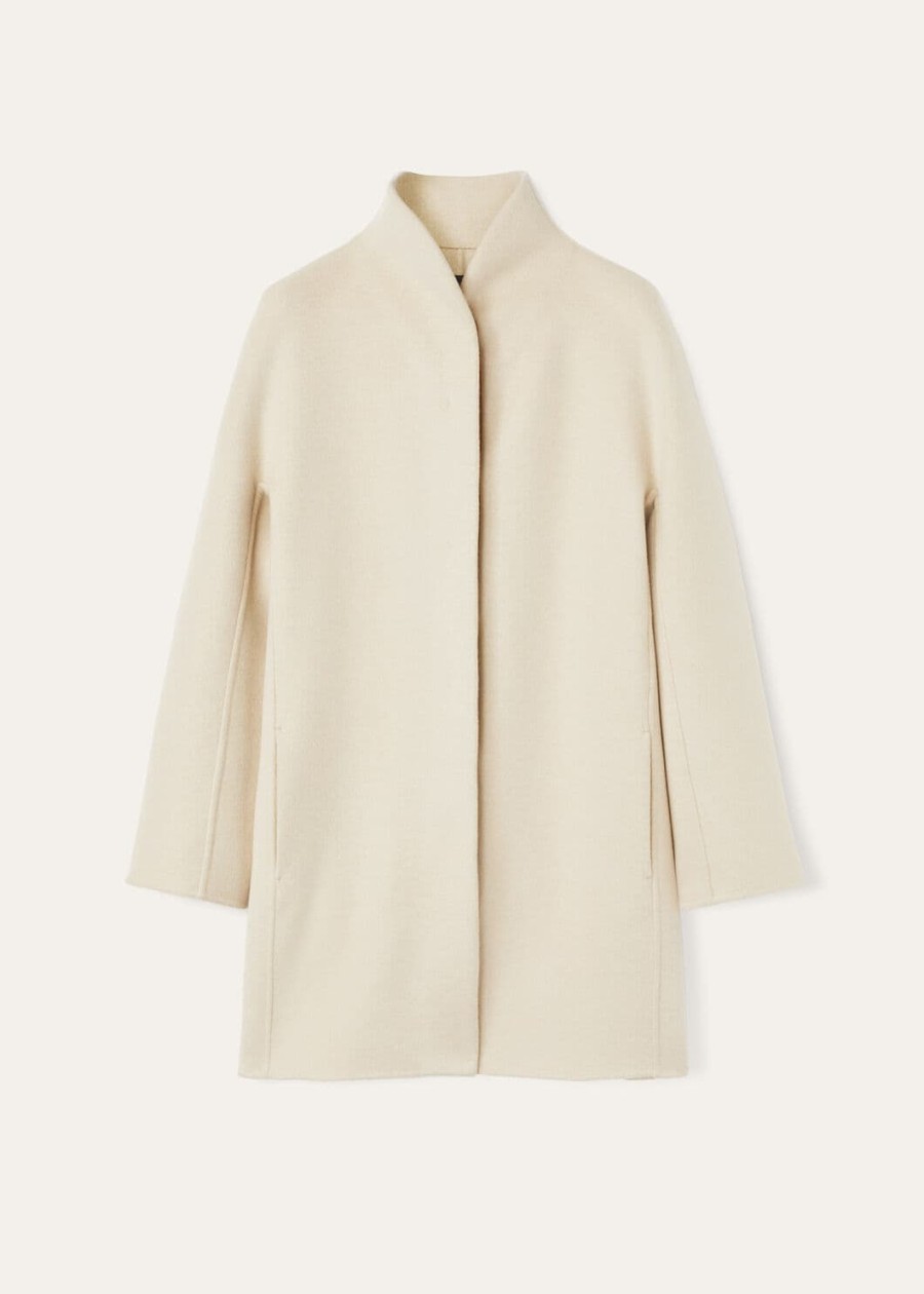 scotty coat baby cashmere cream cashmere melange