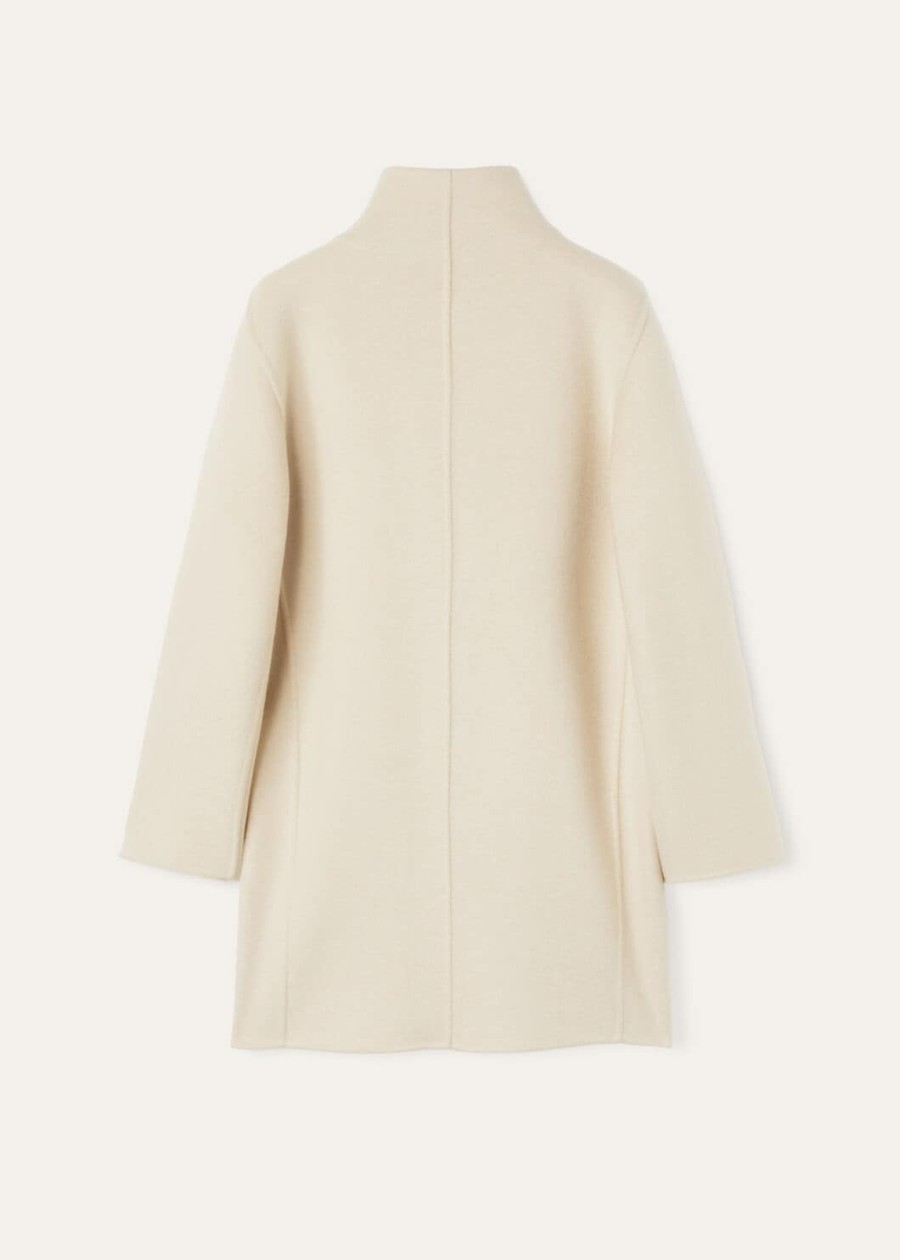 scotty coat baby cashmere cream cashmere melange