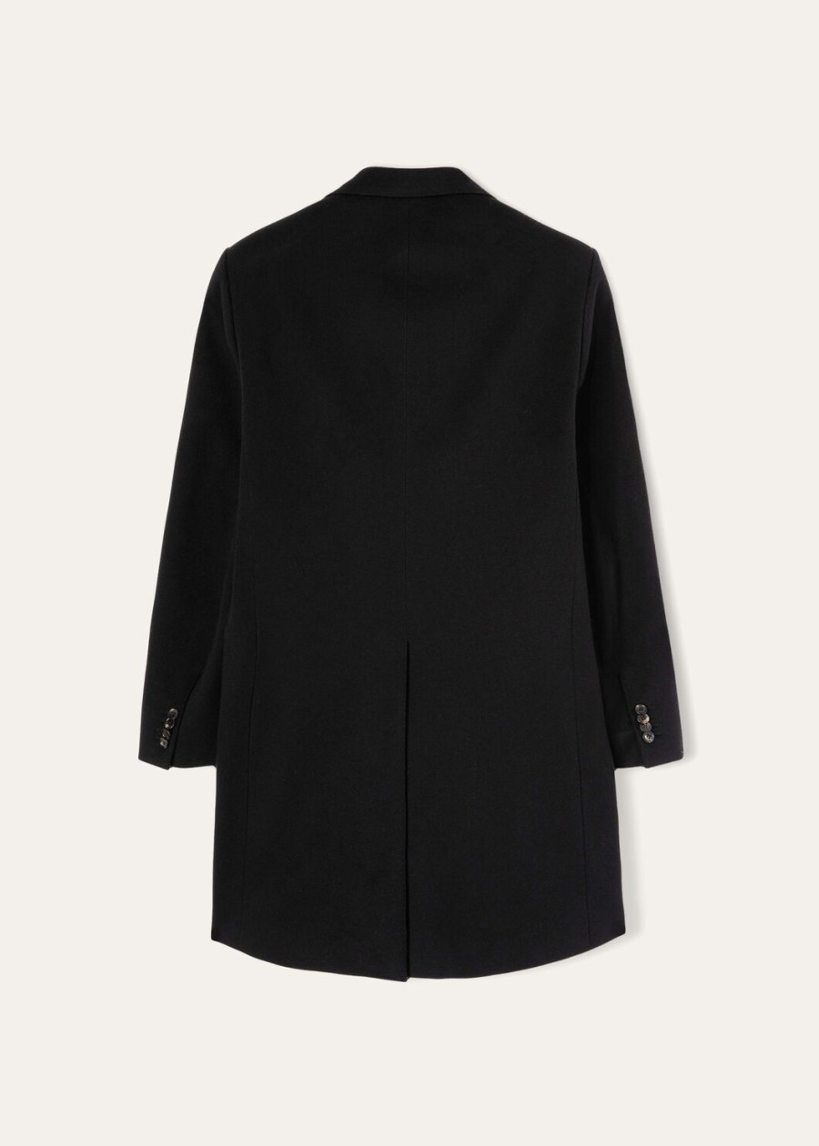 płaszcz torino z kaszmiru - storm system czarny