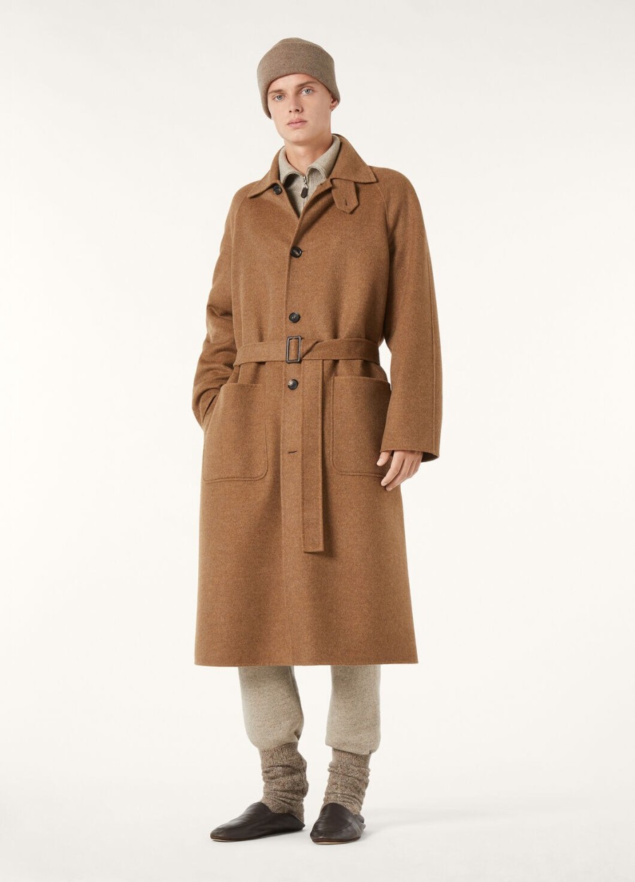 płaszcz owen cashmere - rain system cannel s