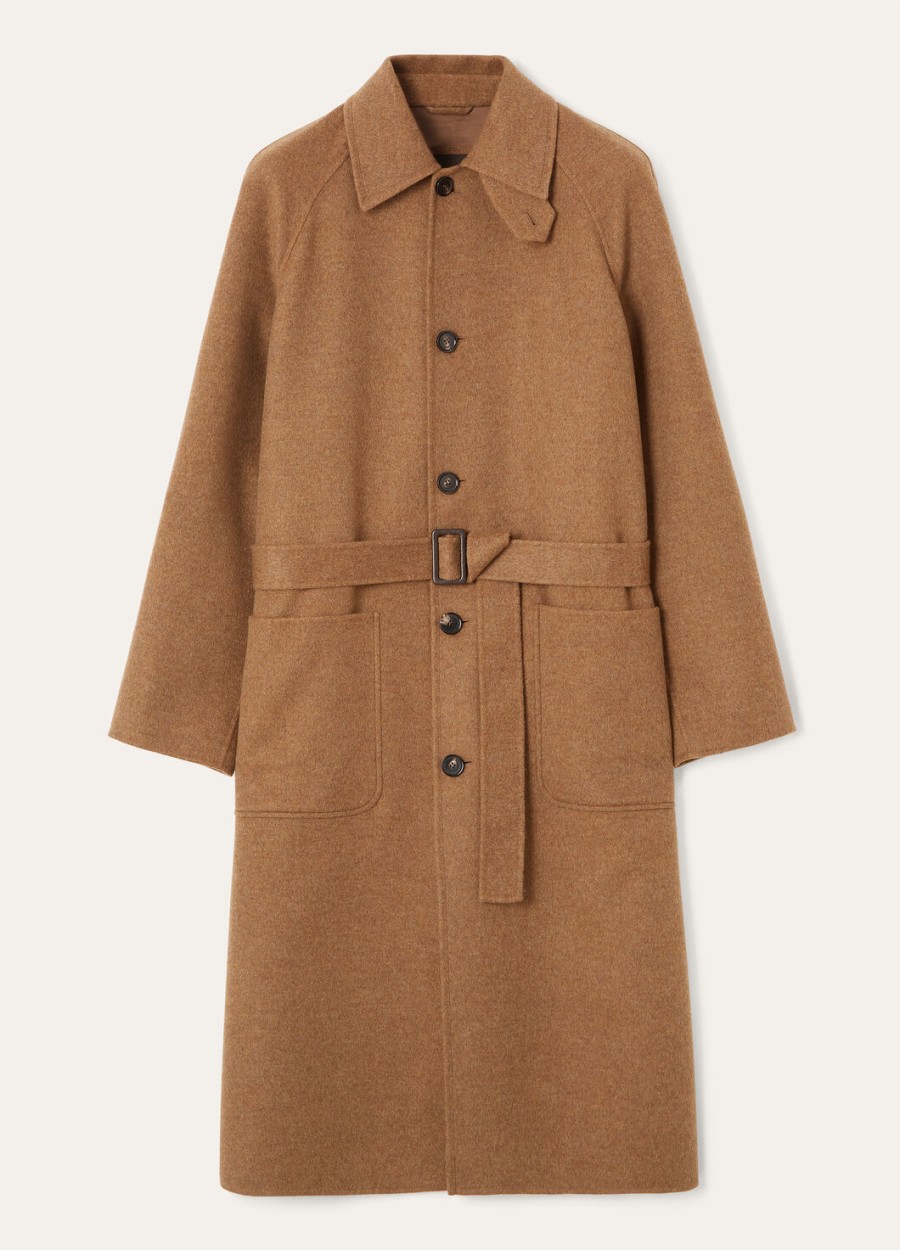 płaszcz owen cashmere - rain system cannel s