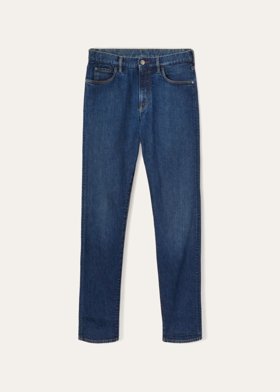 spodnie bawełniane doccio japan blue