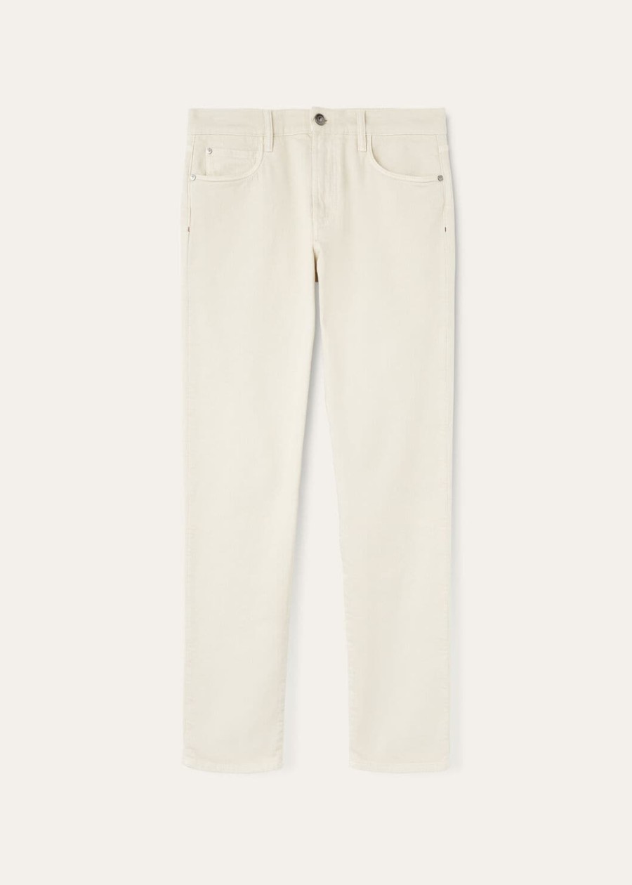 spodnie quarona five pocket cotton w kolorze rozmytego beżu