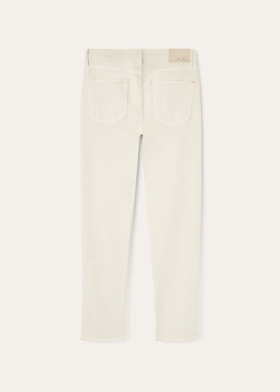 spodnie quarona five pocket cotton w kolorze rozmytego beżu
