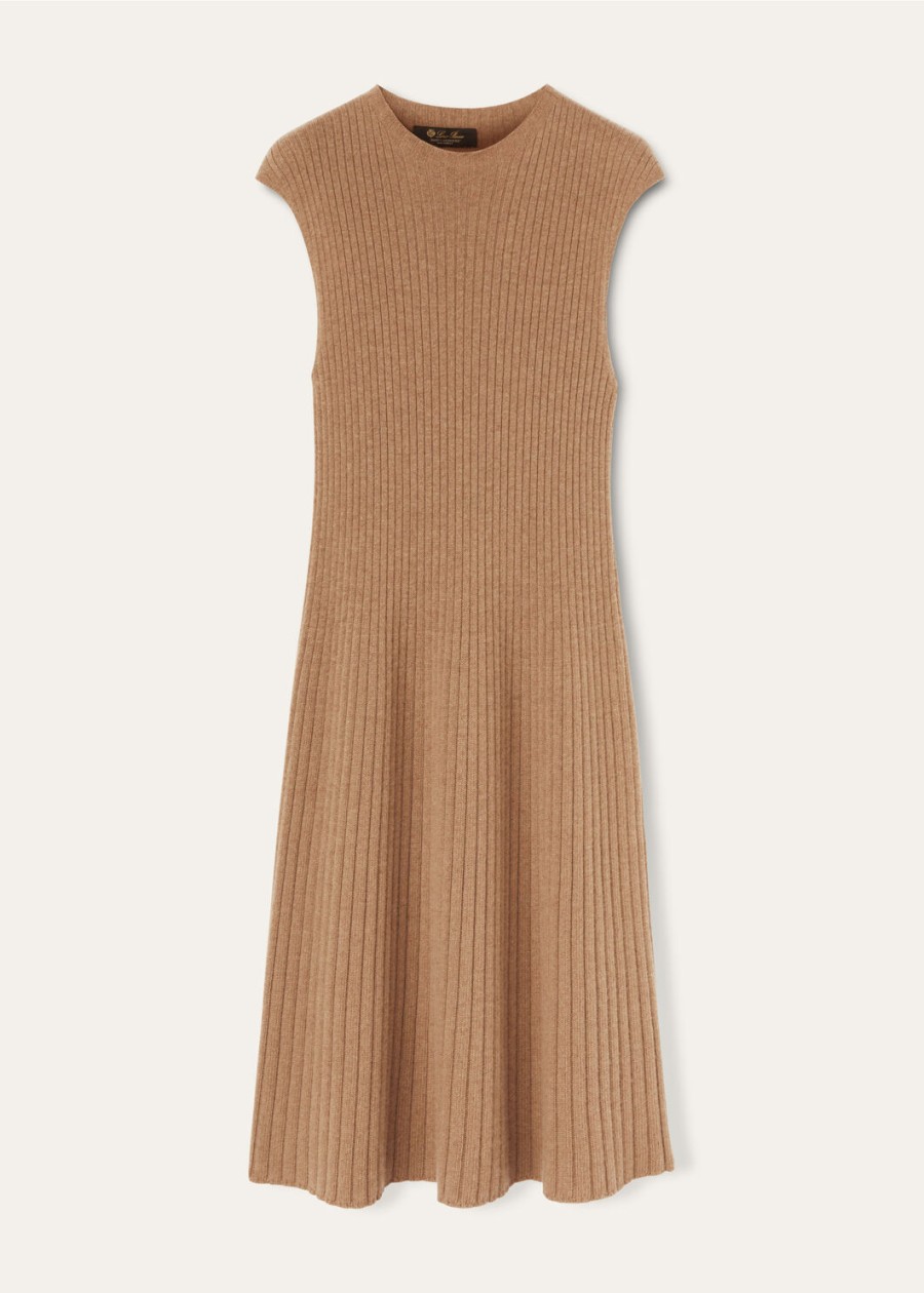 sukienka cervatto baby cashmere w kolorze nutmeg see melange