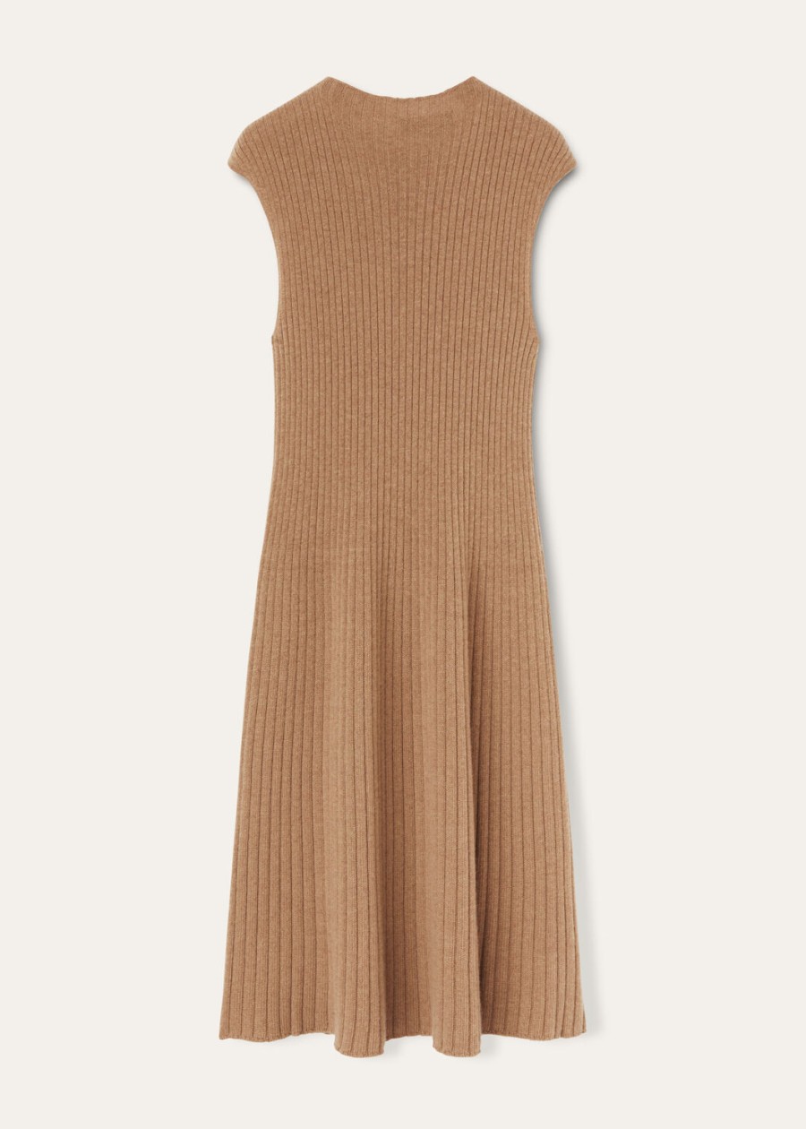 sukienka cervatto baby cashmere w kolorze nutmeg see melange