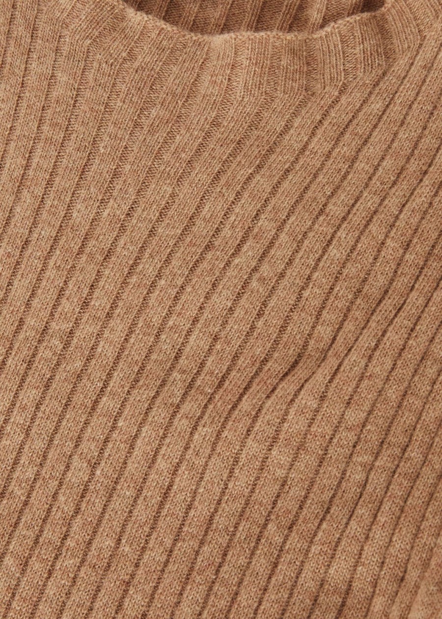 sukienka cervatto baby cashmere w kolorze nutmeg see melange