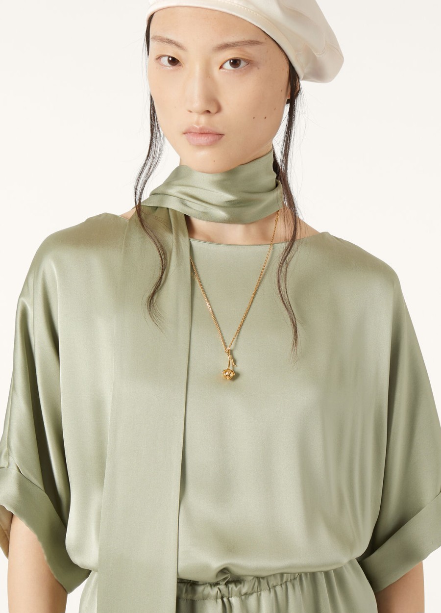 sukienka caren silk fluorite green