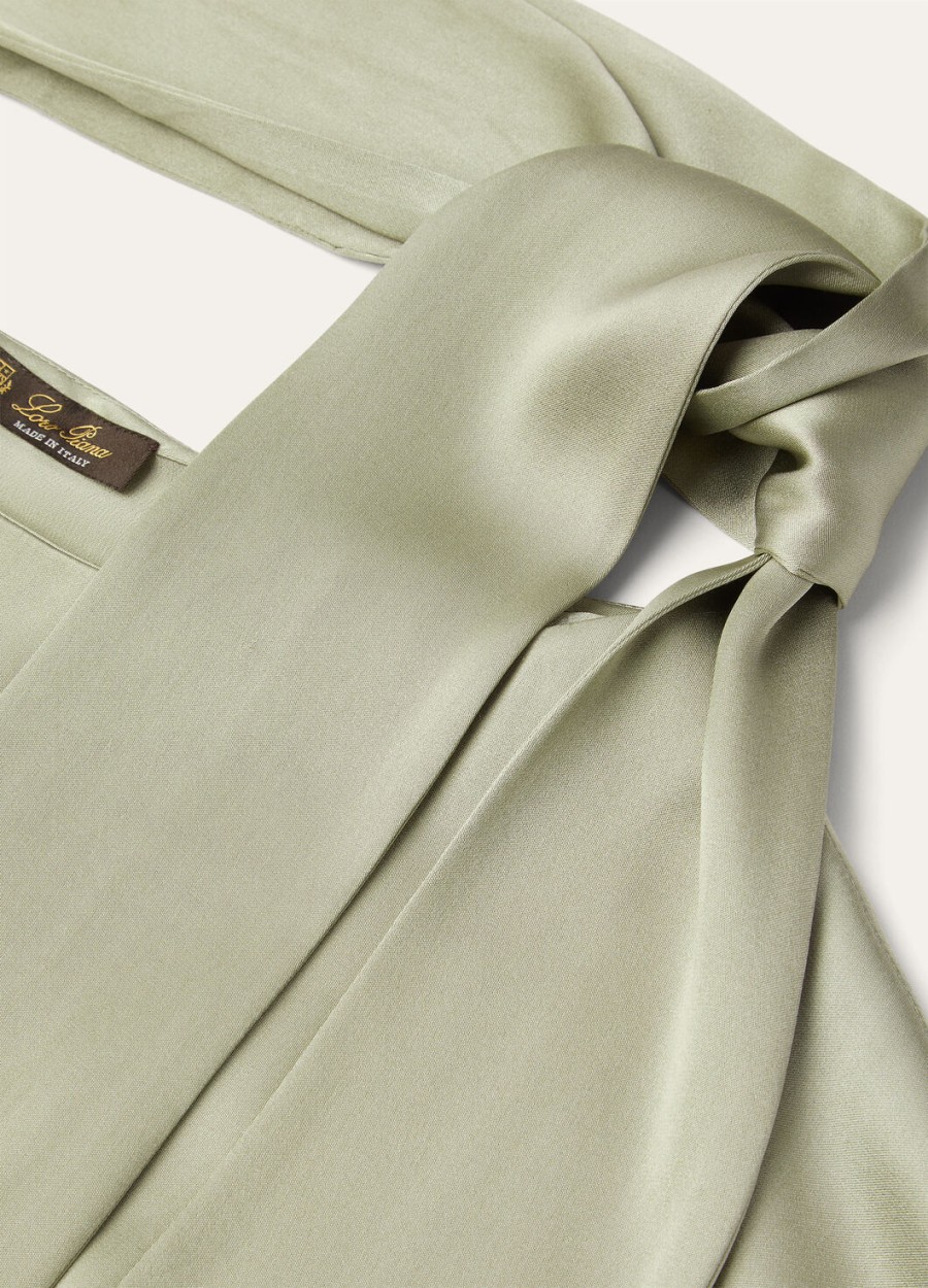 sukienka caren silk fluorite green