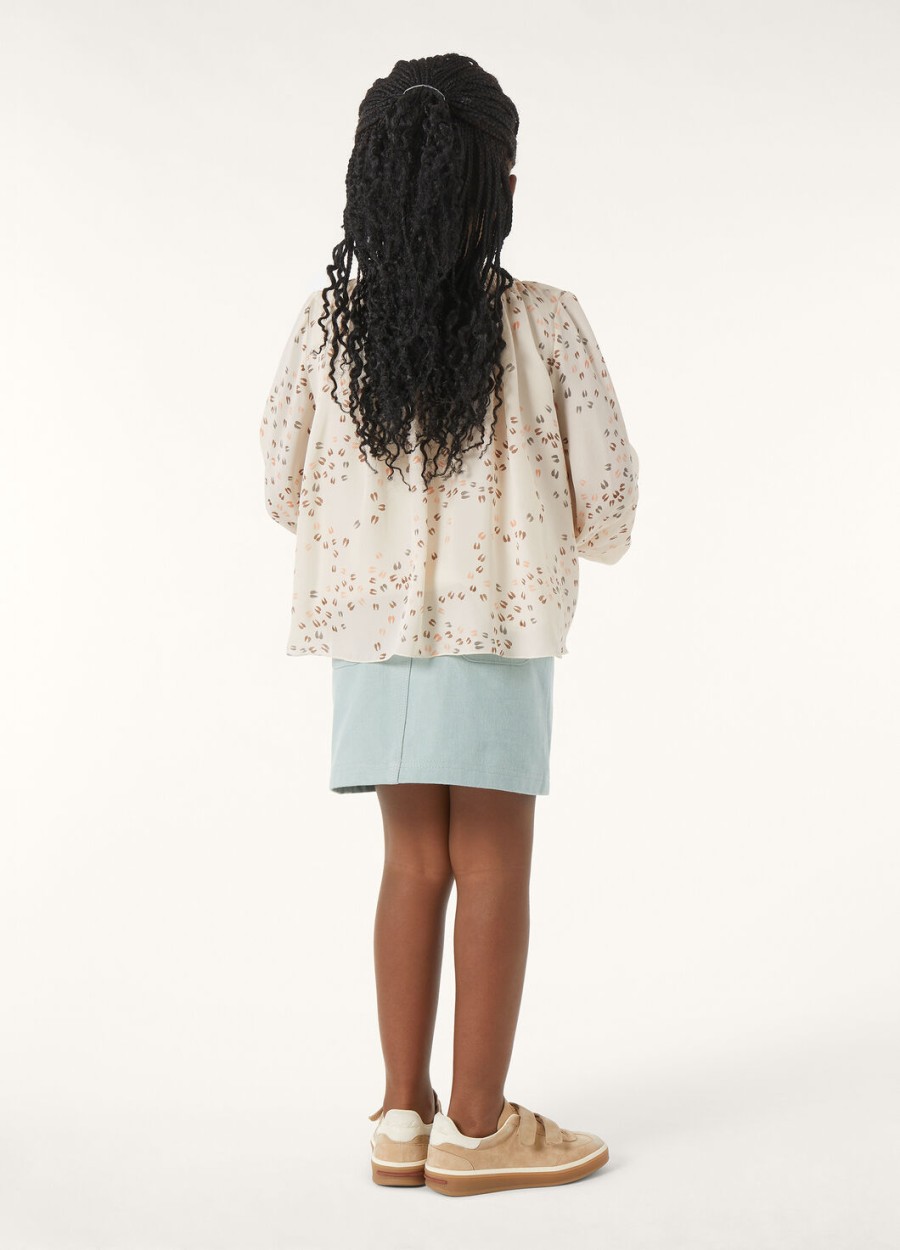 spódnica dziecięca sandy denim flower azure cactus