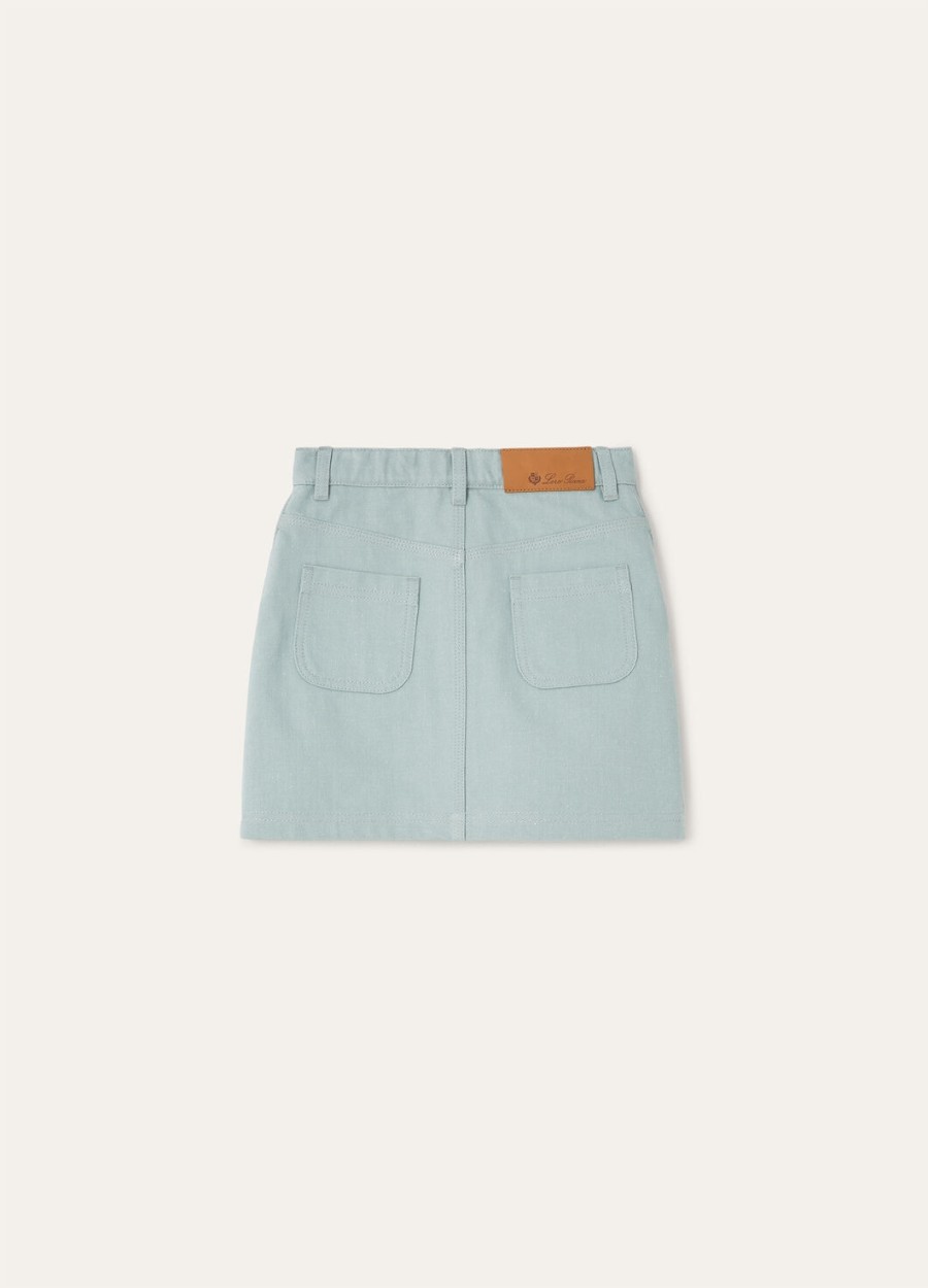 spódnica dziecięca sandy denim flower azure cactus