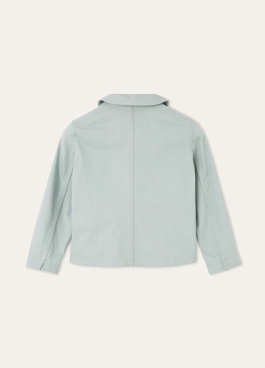 kurtka dziecięca farley denim flower azure cactus