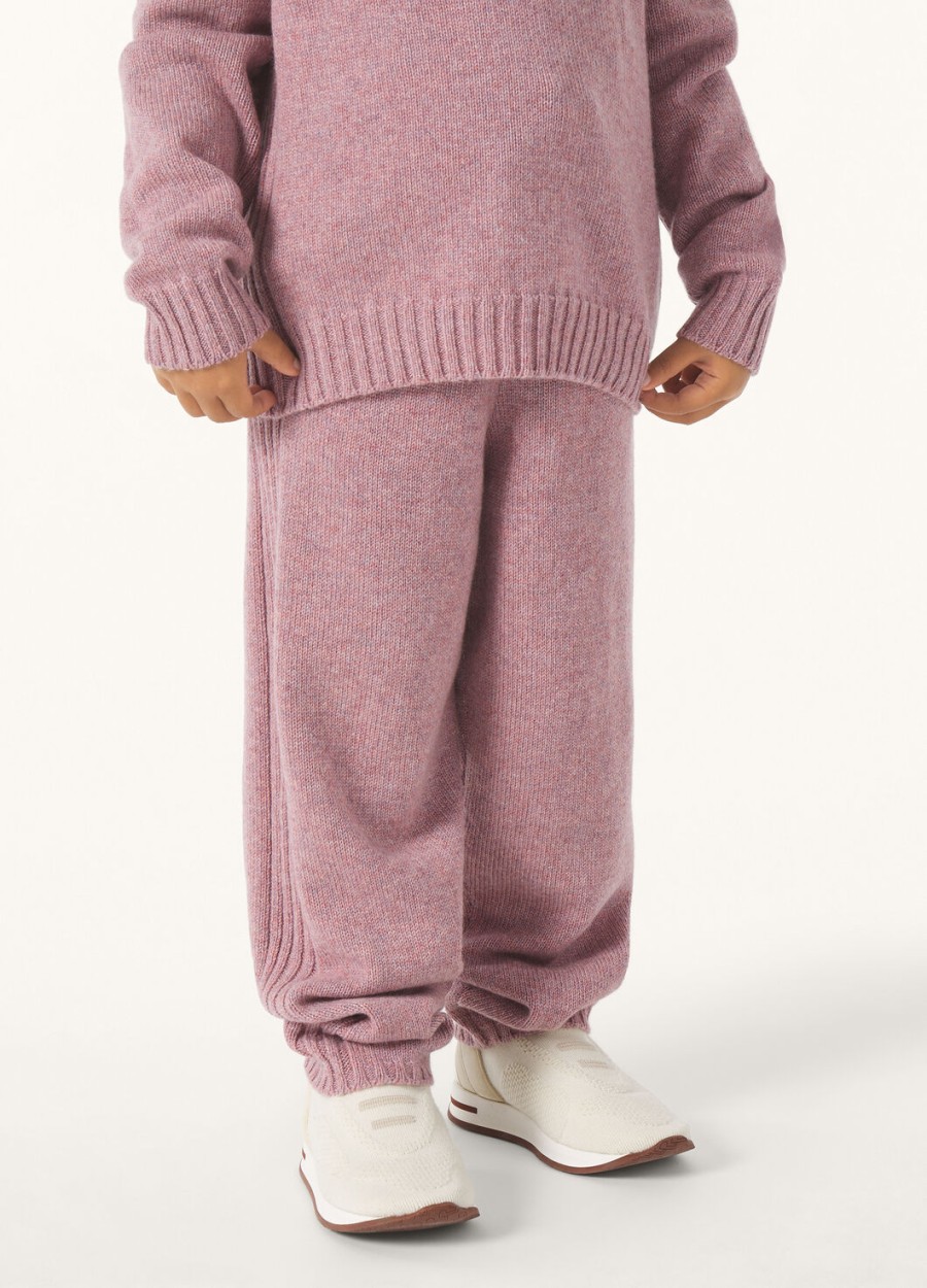 spodnie dziecięce parksville baby cashmere purple chips melange