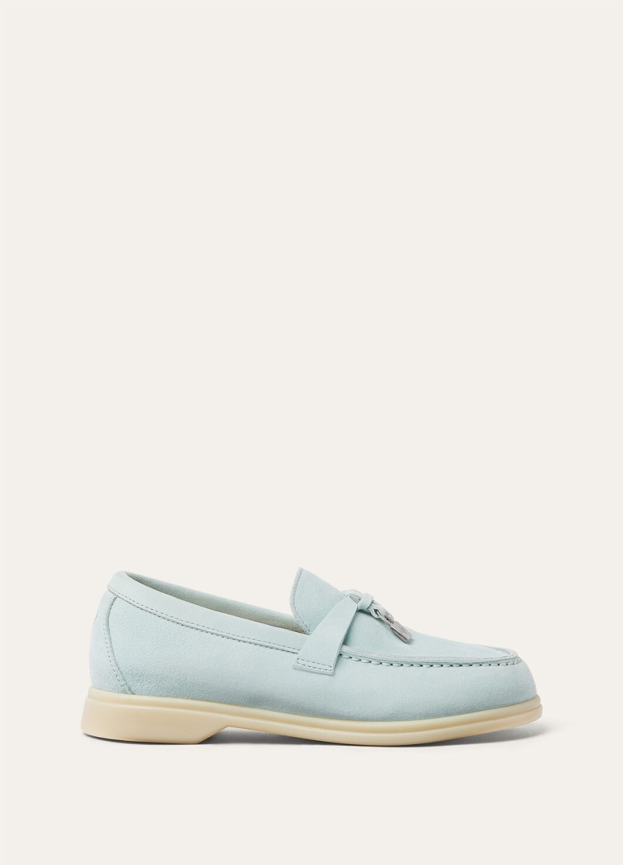 mokasyny dziecięce summer charms walk loafer zamszowe azure sapphire