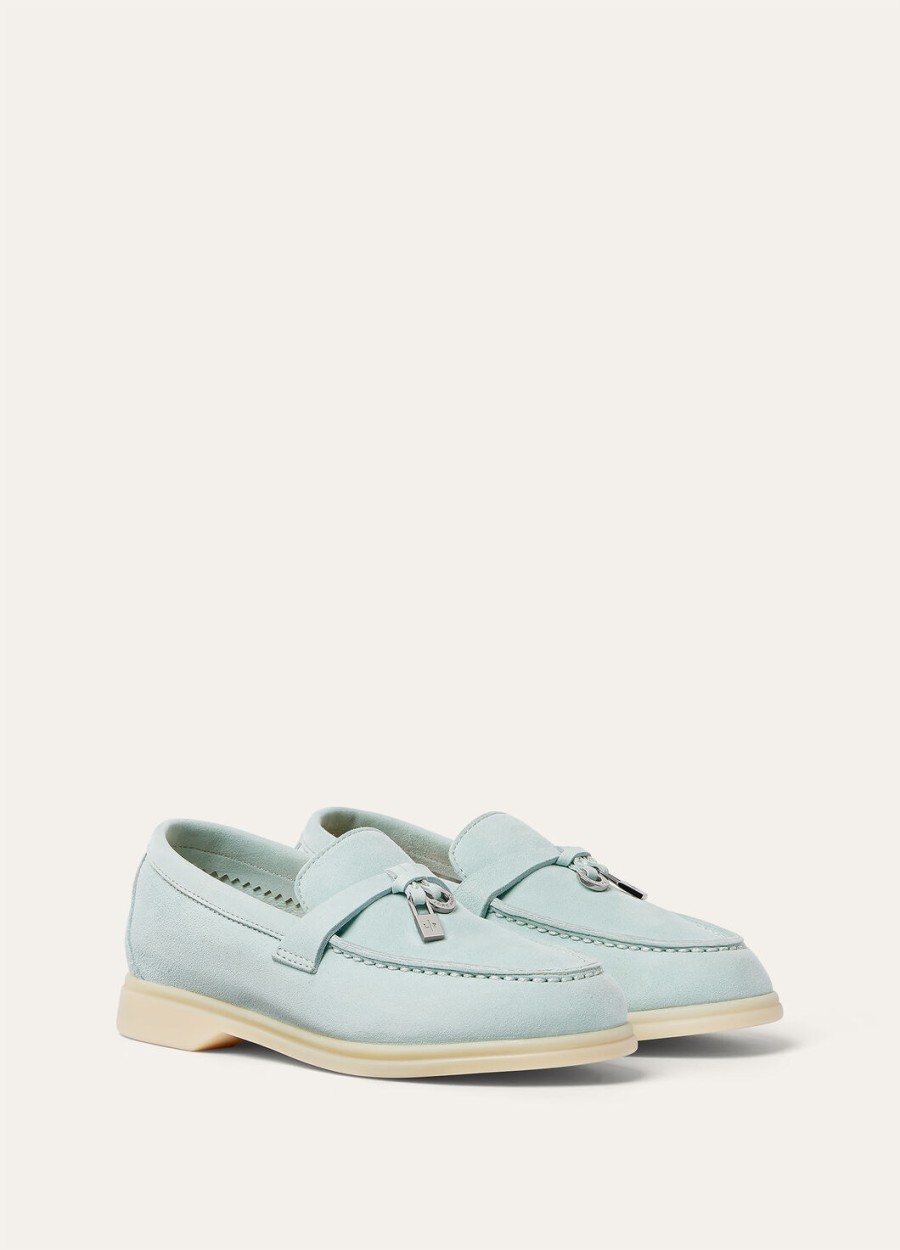 mokasyny dziecięce summer charms walk loafer zamszowe azure sapphire