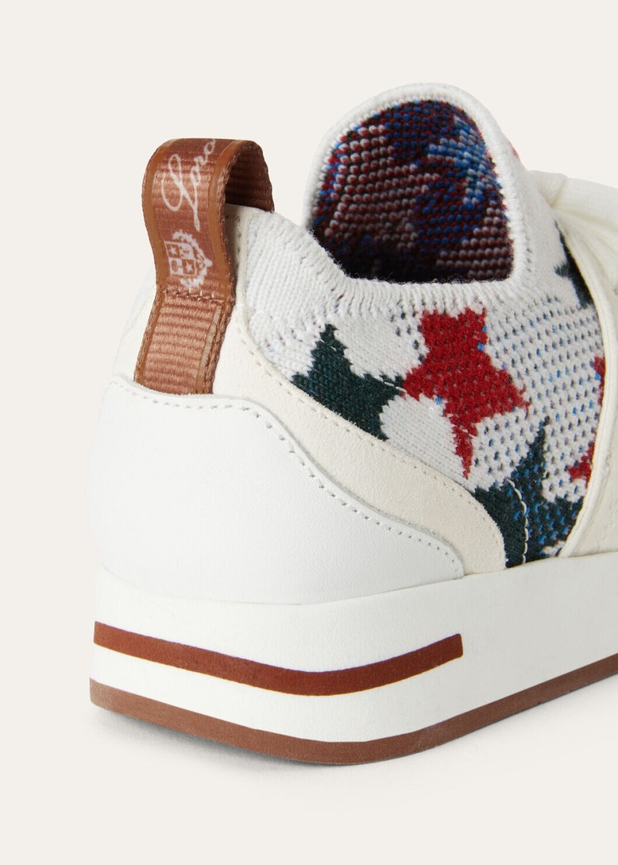 dziecięce trampki 360 lp flexy walk virgin wool redbluegreen