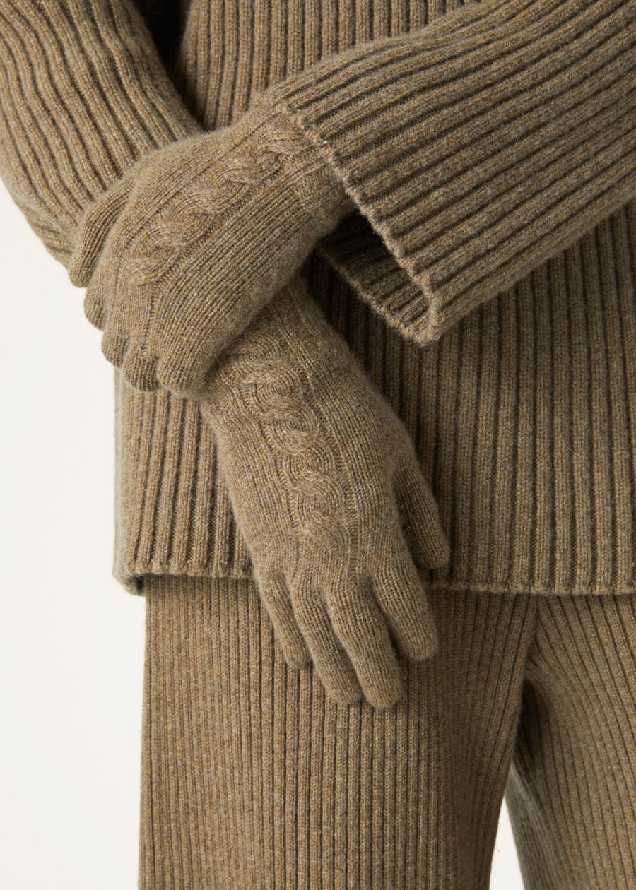 rękawiczki napier baby cashmere coarsehair tundra melange