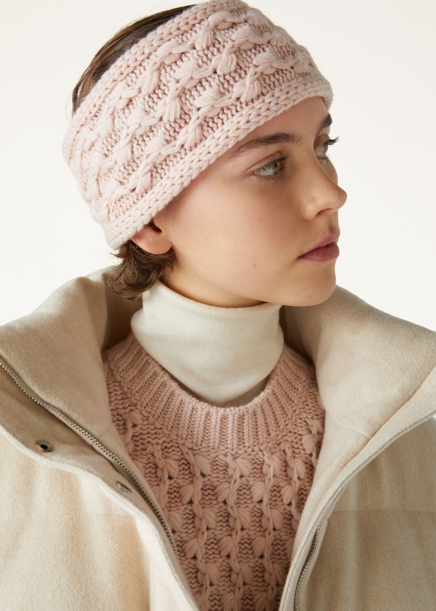 opaska na głowę vallé baby cashmere blushing beige melange