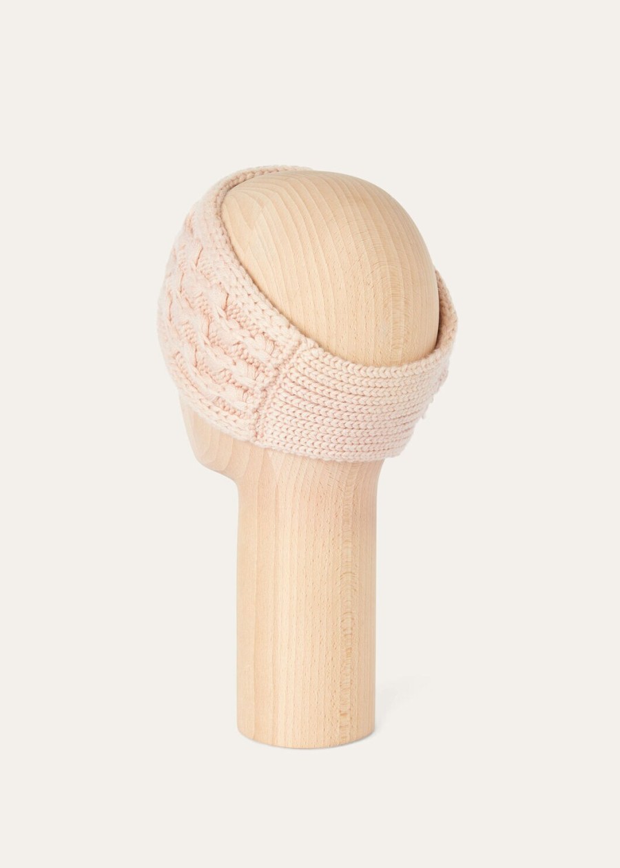 opaska na głowę vallé baby cashmere blushing beige melange