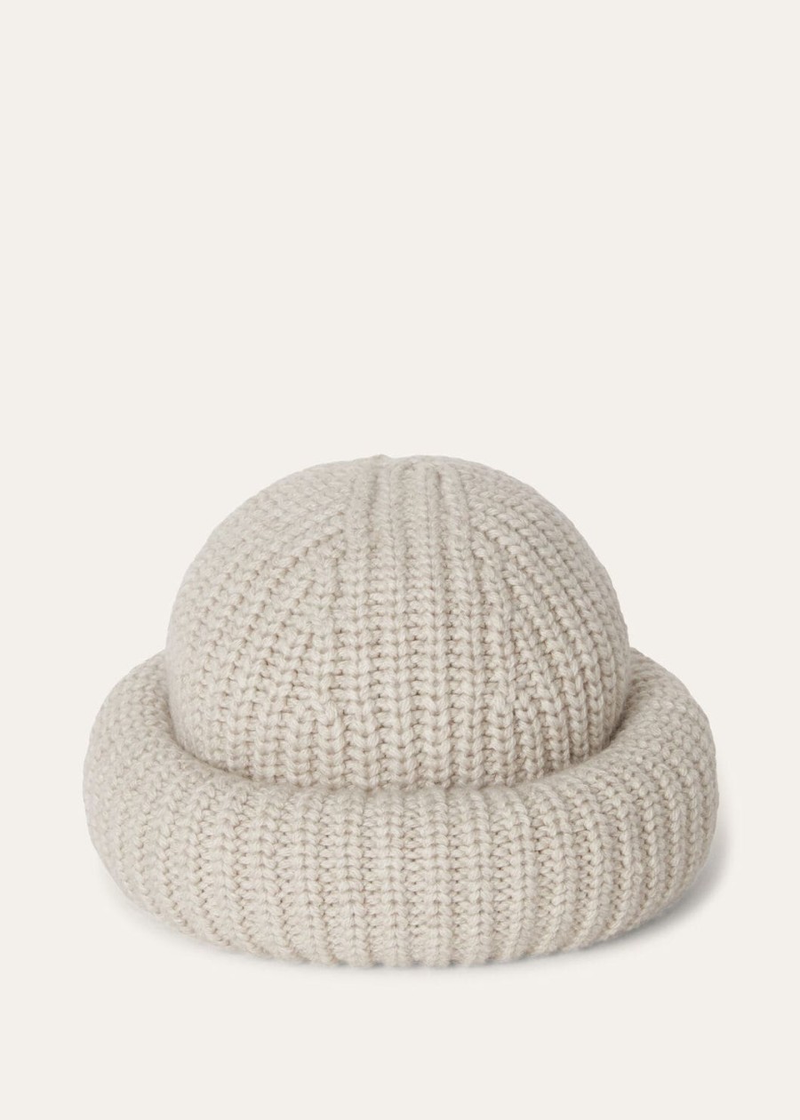 darwin beanie natural cashmere