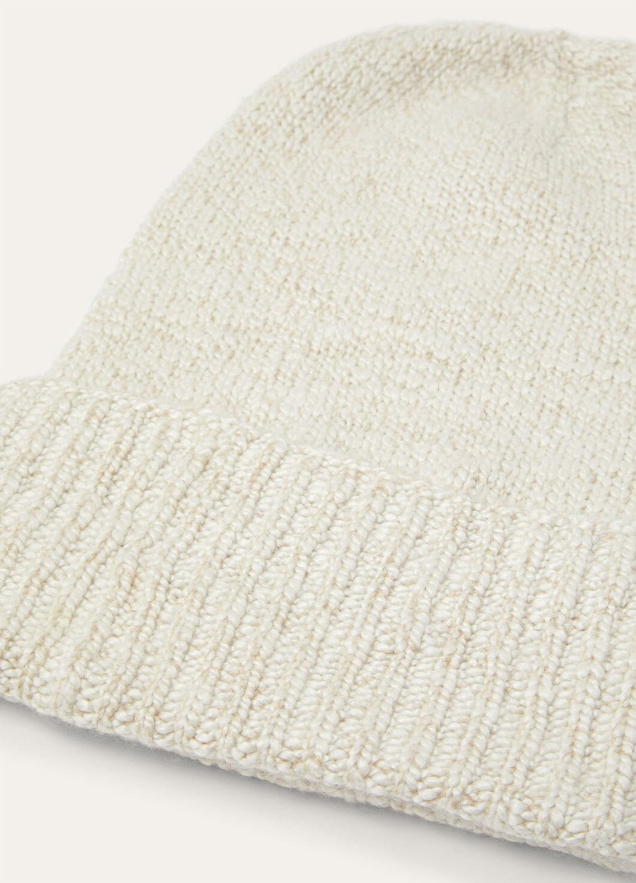 gnifetti beanie cashmere nougatbiscuit melange