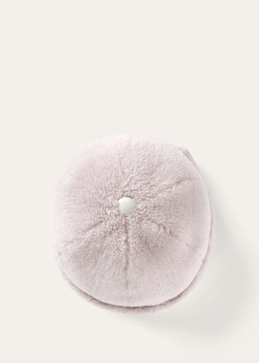 czapka beanie z kaszmiru w kolorze turmalinowo-różowym