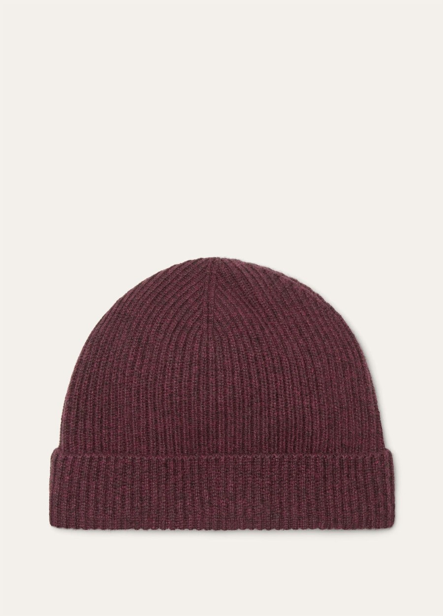 fobello beanie baby cashmere burgundy